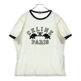 セリーヌ(CELINE)のCELINE セリーヌ フロントロゴプリント レギュラー半袖Tシャツ RX0AV671Q ホワイト(Tシャツ/カットソー(半袖/袖なし))
