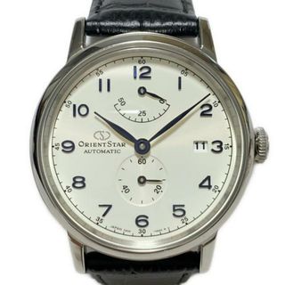 ORIENT STAR(オリエントスター) 腕時計美品  ヘリテージ ゴシック F6G4-UAA0/RK-AW0004S メンズ 裏スケ/パワーリザーブ 白(その他)