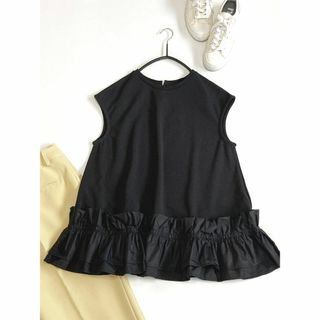BEARDSLEY - 新品未使用♪BEARDSLEYビアズリー大人可愛いウエストフリルプルオーバー♪
