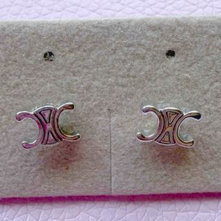 セリーヌ(CELINE)のCELINE ミニピアスシルバー(ピアス)