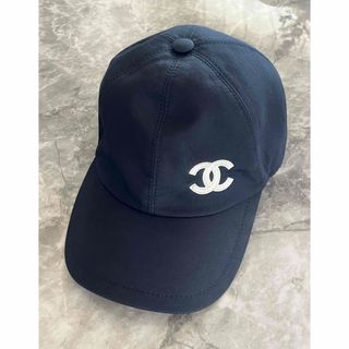 シャネル(CHANEL)のCHANEL キャップ　ブラック(キャップ)