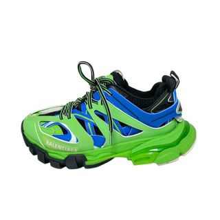 バレンシアガ(BALENCIAGA)のBALENCIAGA(バレンシアガ) スニーカー 23 レディース トラックトレーナー 542436 イエローグリーン×ブルー×黒 インソール取外し可(スニーカー)