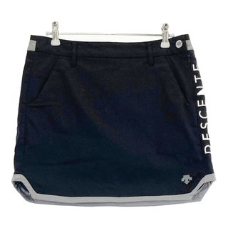 サイズ：L DESCENTE GOLF デサントゴルフ  インナー付 ストレッチスカート  ブラック系 [240101490547] ゴルフウェア レディース ストスト(ウエア)