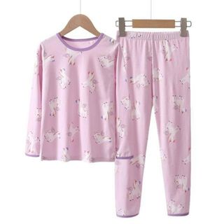 【並行輸入】キッズ パジャマ ルームウェア 部屋着 上下セット(パジャマ)