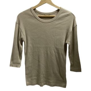 ドゥーズィエムクラス(DEUXIEME CLASSE)のDEUXIEME CLASSE(ドゥーズィエム) 長袖カットソー レディース - ベージュ(カットソー(長袖/七分))