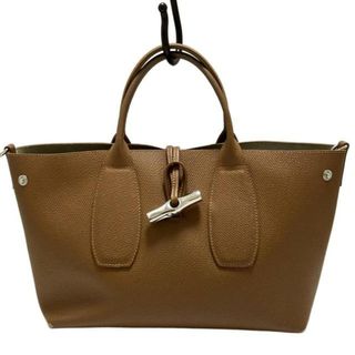 ロンシャン(LONGCHAMP)のLONGCHAMP(ロンシャン) トートバッグ ロゾ ブラウン レザー(トートバッグ)
