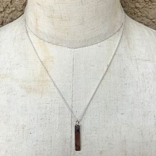 SILVER925 PLATE TOP NECKLACE/シルバー/ネックレス(ネックレス)