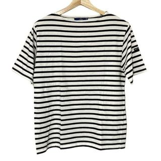 セントジェームス(SAINT JAMES)のSAINT JAMES(セントジェームス) 半袖Tシャツ レディース - 白×黒 クルーネック/ボーダー(Tシャツ(半袖/袖なし))