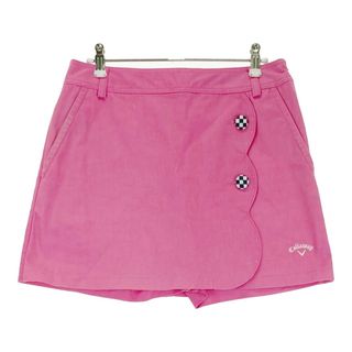 サイズ：L CALLAWAY キャロウェイ  インナー付 ストレッチスカート  ピンク系 [240101492101] ゴルフウェア レディース ストスト(ウエア)