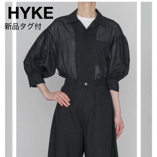 HYKE - 新品 HYKE T/W VOIL BALLOON SLEEVE BLOUSE