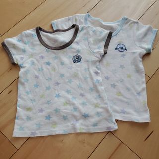 星柄シャツ　90サイズ