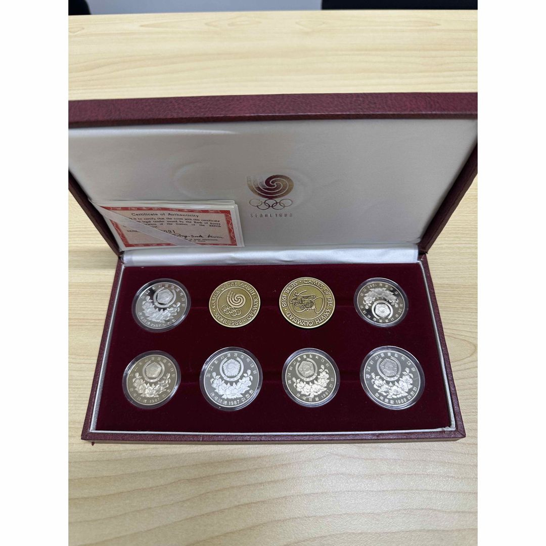 1998年　ソウルオリンピック　記念プルーフ貨幣セット エンタメ/ホビーのコレクション(その他)の商品写真