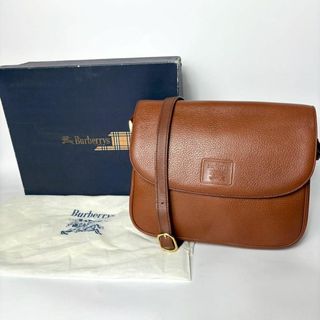 BURBERRY - バーバリー　ブラウン　レザー　ヴィンテージ　ノバチェック　ショルダーバッグ