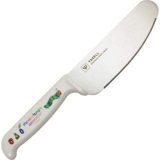 【色:はらぺこあおむし_スタイル:ギザ刃】ヤクセル 安全な 子供向け 包丁 ギザ