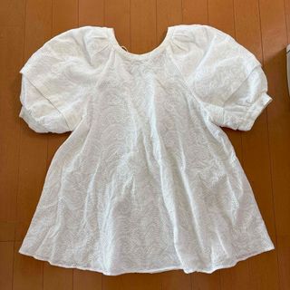 マイストラーダ(Mystrada)の Mystrada フレアブラウス  38  白ブラウス　(シャツ/ブラウス(長袖/七分))