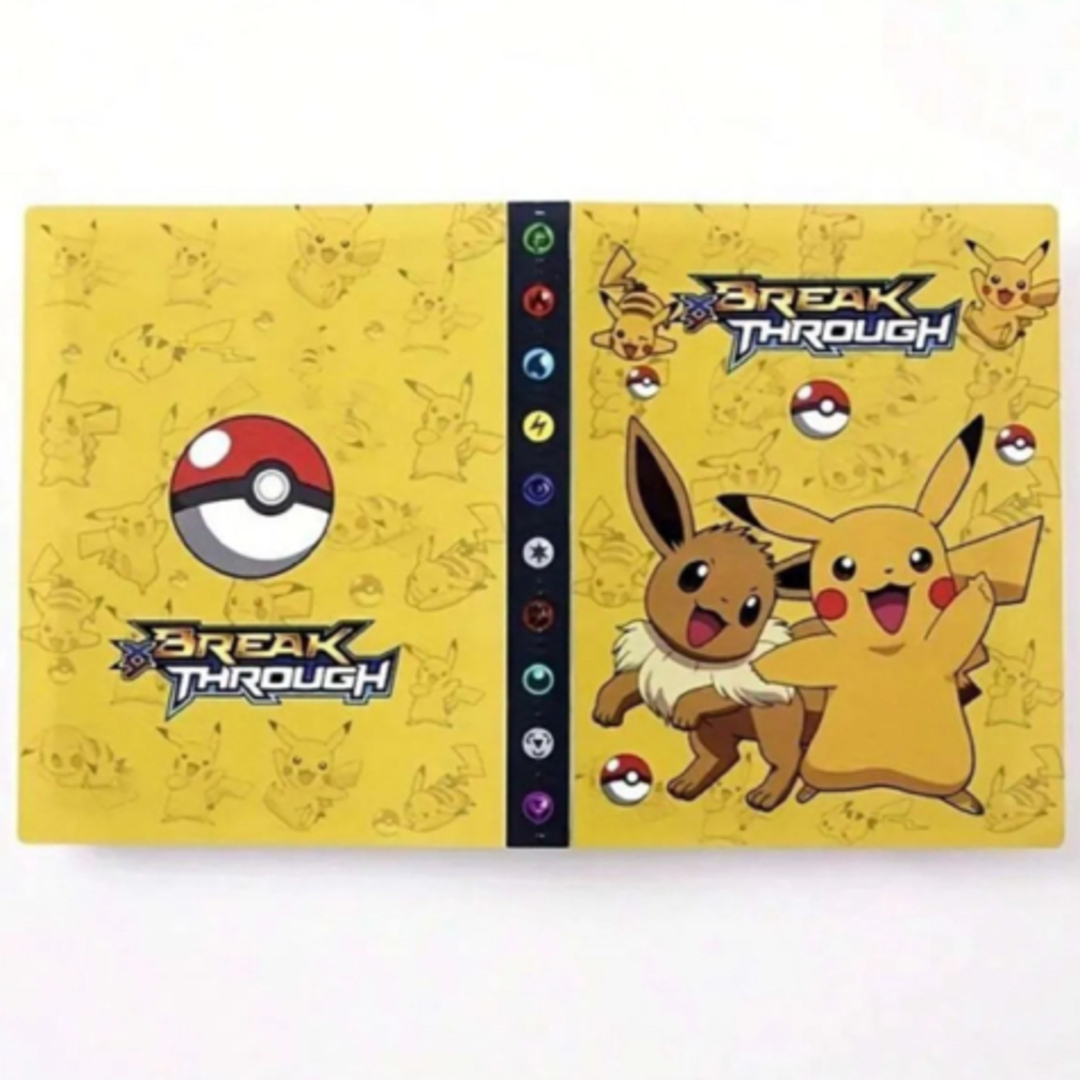 ポケモンカード ファイル ポケカ収納ファイル 4ポケットカードアルバム エンタメ/ホビーのトレーディングカード(Box/デッキ/パック)の商品写真
