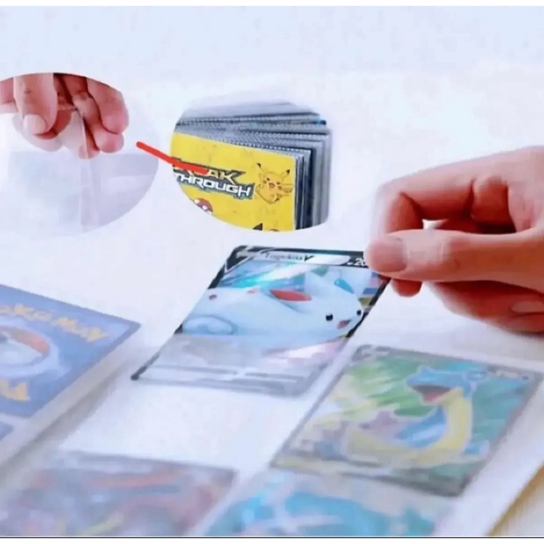 ポケモンカード ファイル ポケカ収納ファイル 4ポケットカードアルバム エンタメ/ホビーのトレーディングカード(Box/デッキ/パック)の商品写真