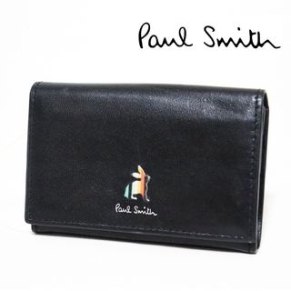 ポールスミス(Paul Smith)の《ポールスミス》新品 ラッキーラビット イタリア製レザー カードケース 名刺入れ(名刺入れ/定期入れ)