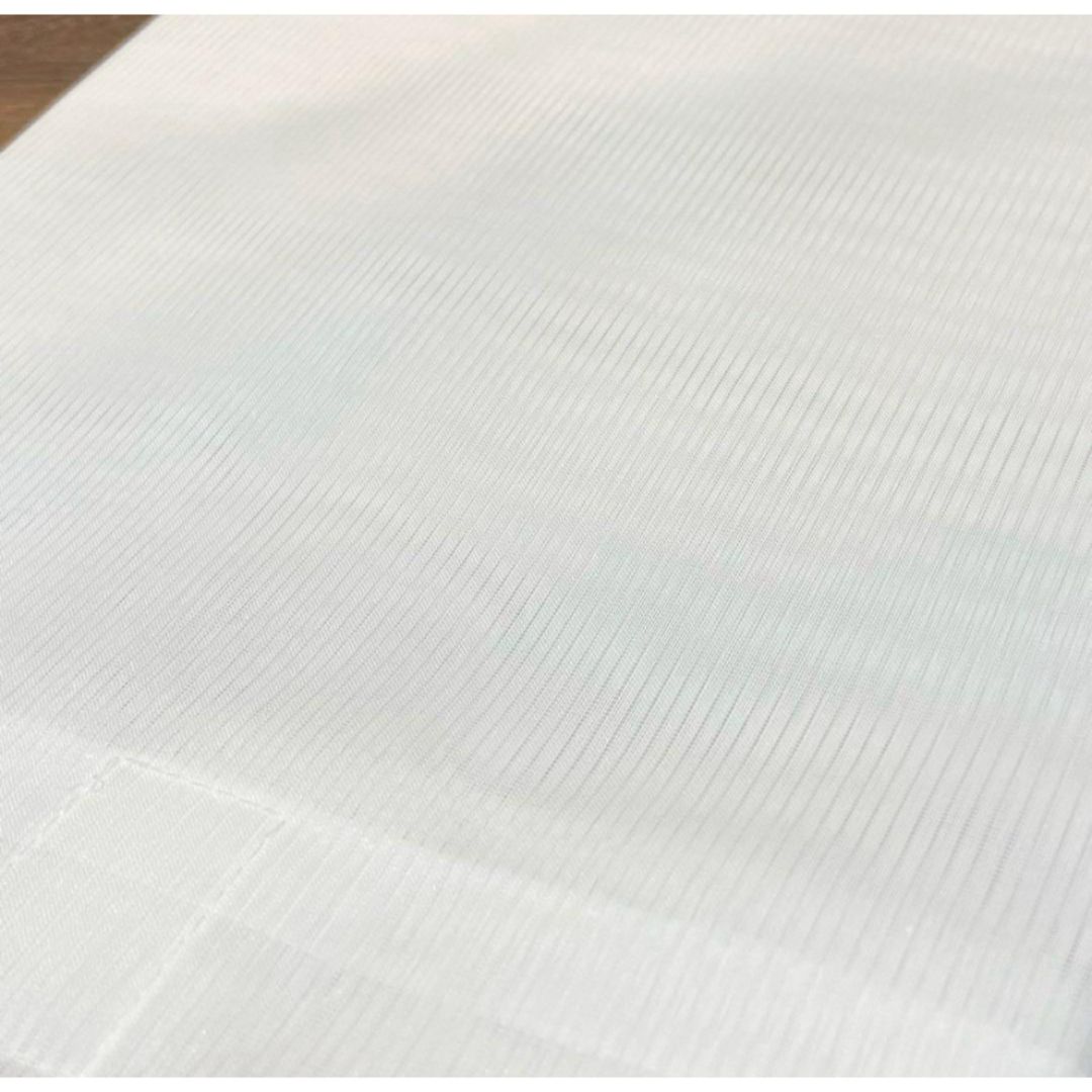 衿秀　き楽っく長襦袢用　絽替袖　夏用　白/絽替衿　バチ衿　夏用　白　セット レディースの水着/浴衣(和装小物)の商品写真