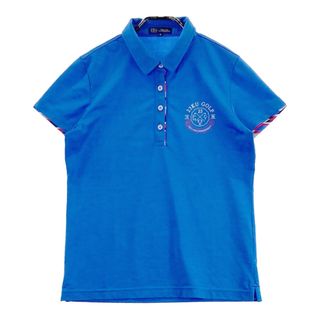 サイズ：2 23区GOLF ニジュウサンクゴルフ  半袖ポロシャツ  ブルー系 [240101493959] ゴルフウェア レディース ストスト(ウエア)