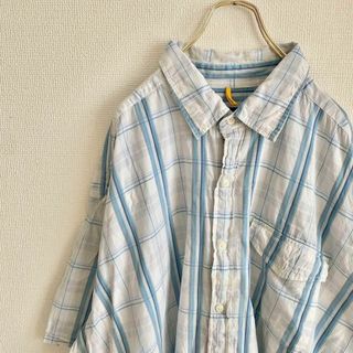 ノーティカ(NAUTICA)の◎NAUTICA メンズ　半袖ボタンダウンシャツ　3XL D3X5(シャツ)