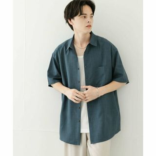 センスオブプレイスバイアーバンリサーチ(SENSE OF PLACE by URBAN RESEARCH)の【BLUE】『セットアップ対応』『速乾』クイックドライレギュラーカラーショートスリーブシャツII(シャツ)