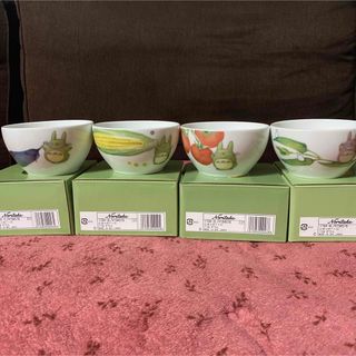 ノリタケ(Noritake)のノリタケ　Noritake となりのトトロ 野菜 イラスト 飯碗 4個セット(食器)