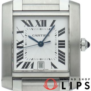 カルティエ(Cartier)のカルティエ タンクフランセーズLM ウォッチ オートマチック Tank Francaise LM W51002Q3 保証書 SS メンズ時計 シルバー 仕上げ済 美品 【中古】(その他)