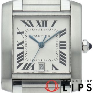 カルティエ(Cartier)のカルティエ タンクフランセーズLM ウォッチ オートマチック Tank Francaise LM W51002Q3 SS メンズ時計 シルバー 仕上げ済 美品 【中古】(その他)