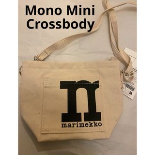 マリメッコ(marimekko)のマリメッコ Marimekko Mono Mini Crossbody 白 (ショルダーバッグ)