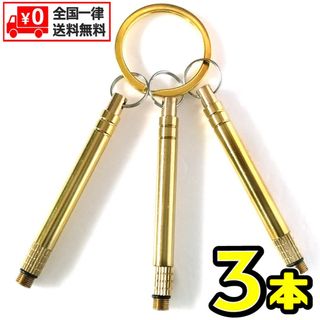 【３本セット】 フルーツピック つまようじ アウドドア / キーホルダー