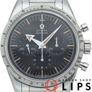 オメガ(OMEGA)のオメガ スピードマスター'57 1957 トリロジー 60周年記念 世界限定3557本 Speedmaster '57 1957 Trilogy 60th Anniversary Limited Edition 311.10.39.30.01.001 箱 保証書 バンド×2 SS メンズ時計 ブラック 仕上げ済 美品 【中古】(その他)
