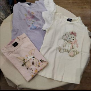 crescent スイーツアニマルTシャツ