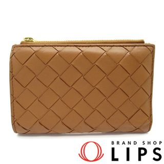 ボッテガヴェネタ(BOTTEGA VENETA)のボッテガ・ヴェネタ ミディアム ウォレット  749940 イントレチャート レディース ブラウン【中古】(財布)