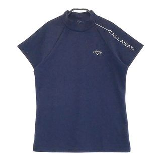 サイズ：L CALLAWAY キャロウェイ  モックネック 半袖Tシャツ  ネイビー系 [240101493954] ゴルフウェア レディース ストスト(ウエア)