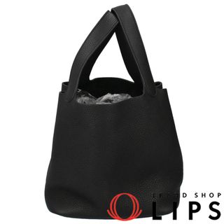 エルメス(HERMES)のエルメス ピコタンロックMM  トリヨンクレマンス レディースハンドバッグ
 ブラック【中古】(ハンドバッグ)