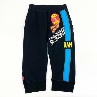 ディースクエアード(DSQUARED2)の66g24 《タグ付き》 DSQUARED2 ディースクエアード スウェットパンツ イージーパンツ ロゴプリント クロップド丈 XS ブラック レディース_(その他)