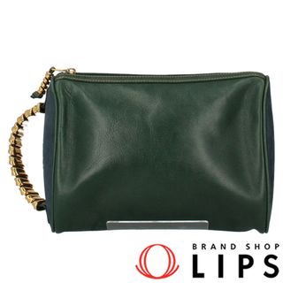 ロエベ(LOEWE)のロエベ ベラスケス ハンドバッグ  レザー レディースハンドバッグ
 グリーン/ブルー【中古】(ハンドバッグ)