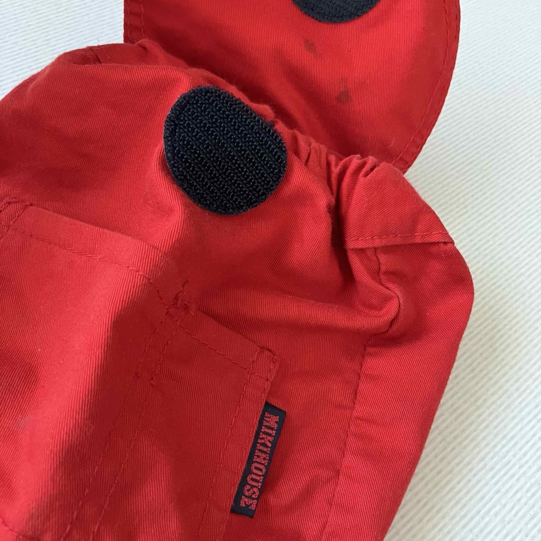 mikihouse(ミキハウス)の【※中古品 全体的にシミや汚れあり※】 ミキハウス ヘビーリュック 赤 キッズ/ベビー/マタニティのこども用バッグ(リュックサック)の商品写真