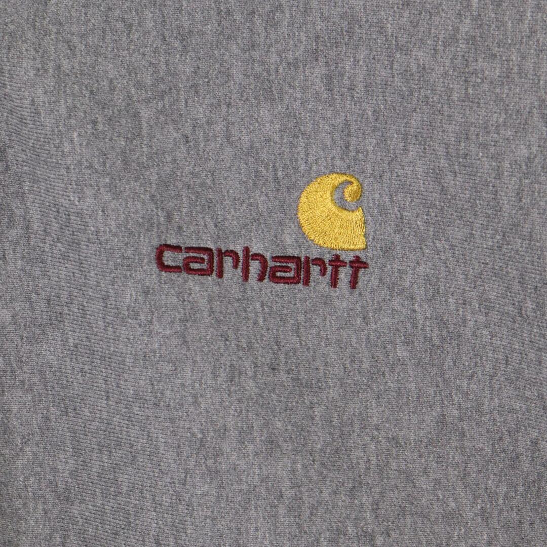 carhartt(カーハート)のCarhartt WIP/カーハート HALF ZIP AMERICAN SCRIPT SWEAT ハーフジップ スウェット グレー 【RM1035-008】227 メンズのトップス(スウェット)の商品写真