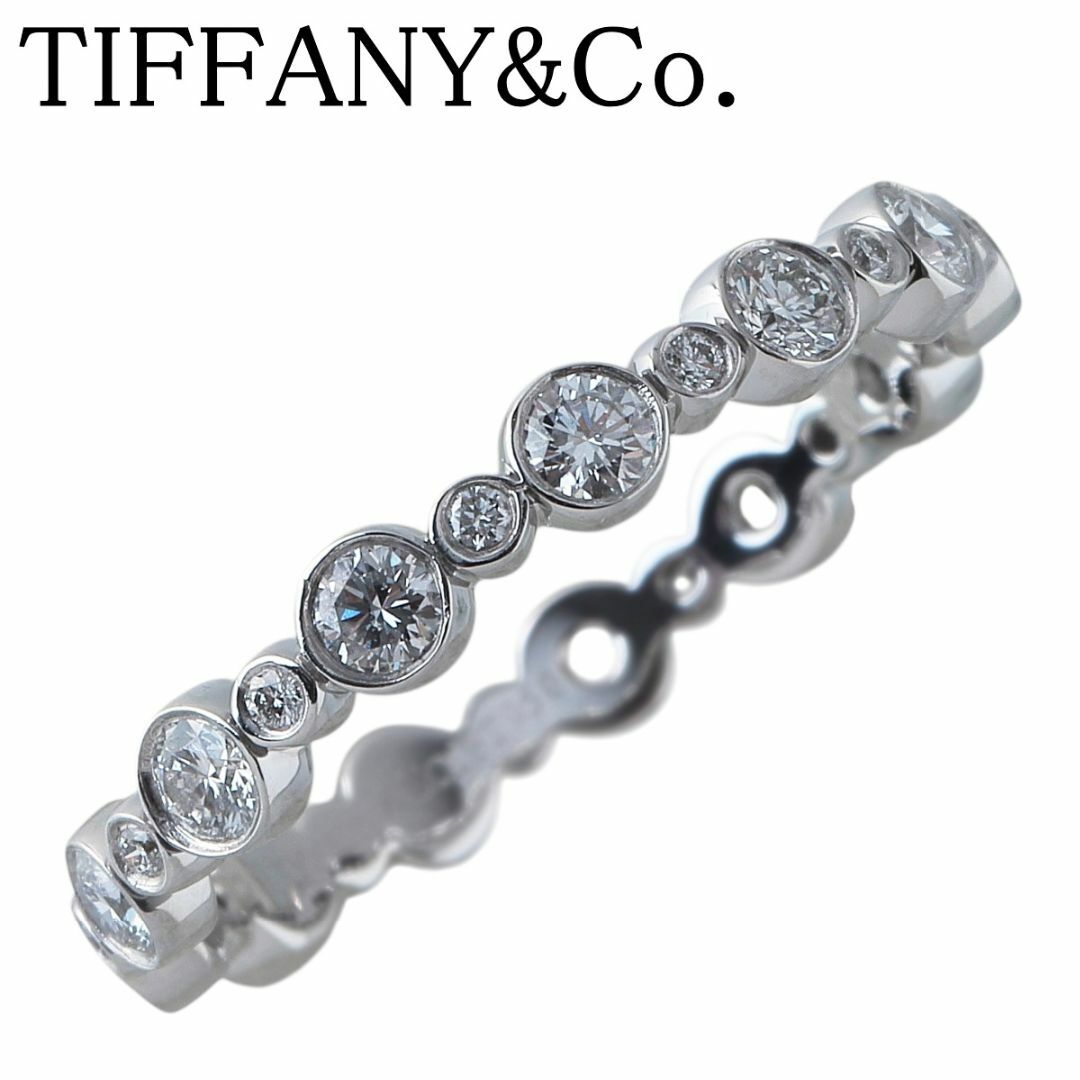 Tiffany & Co.(ティファニー)のティファニー ジャズ フルエタニティ ダイヤ リング 14号弱 PT950 フルサークル 箱 新品仕上げ済 TIFFANY【22991】 レディースのアクセサリー(リング(指輪))の商品写真