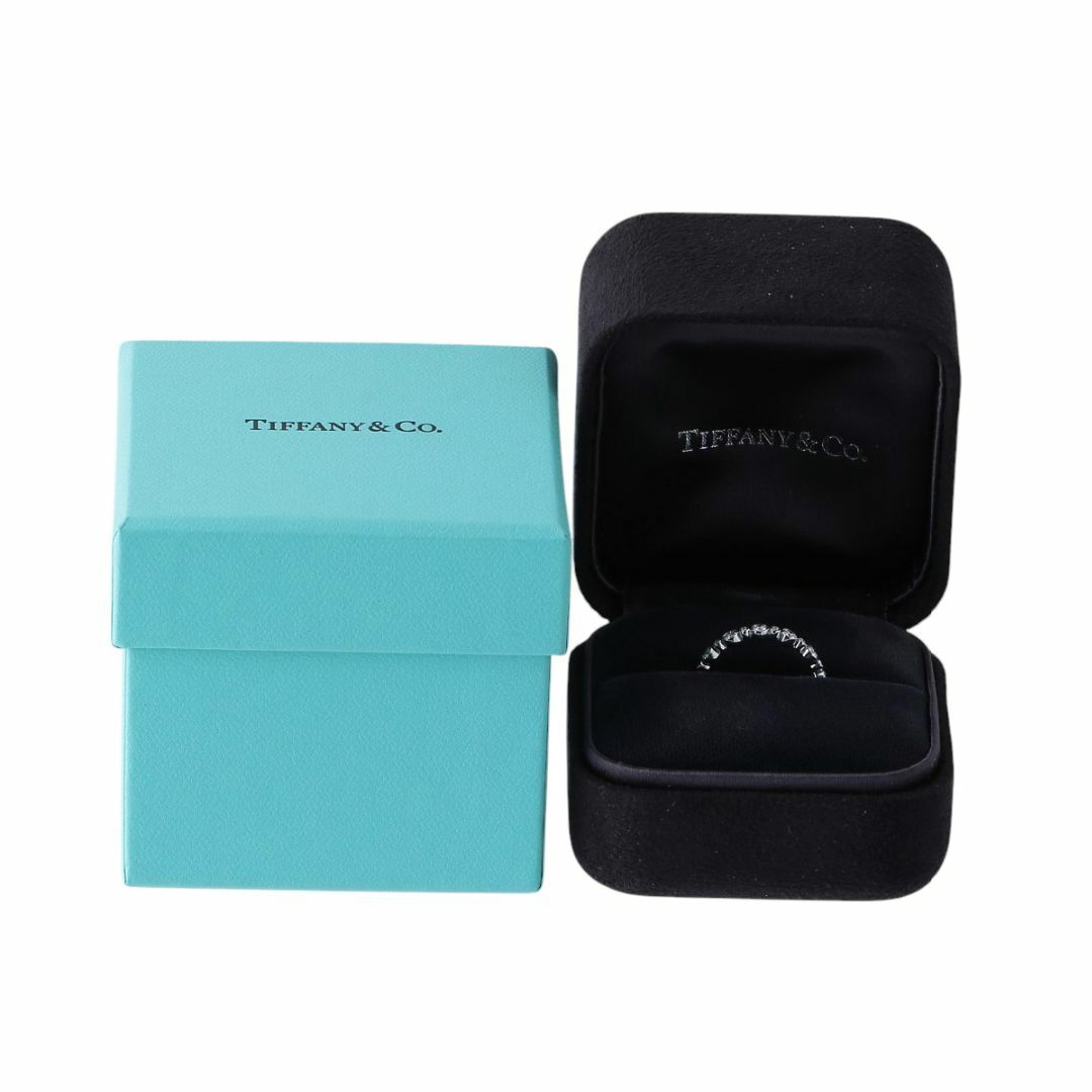 Tiffany & Co.(ティファニー)のティファニー ジャズ フルエタニティ ダイヤ リング 14号弱 PT950 フルサークル 箱 新品仕上げ済 TIFFANY【22991】 レディースのアクセサリー(リング(指輪))の商品写真