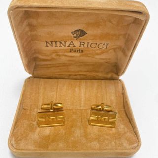 ニナリッチ(NINA RICCI)のニナリッチ カフス 箱付き ゴールド NRロゴ(その他)