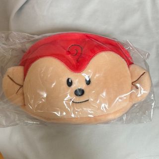 たべっ子どうぶつ モフモフSHOP ミラー付きフェイスポーチ さるくん(キャラクターグッズ)