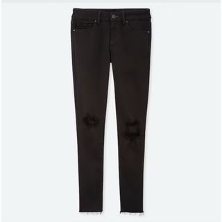 ユニクロ(UNIQLO)の【即日！匿名配送】 UNIQLO ユニクロ ウルトラストレッチジーンズ ダメージ(デニム/ジーンズ)