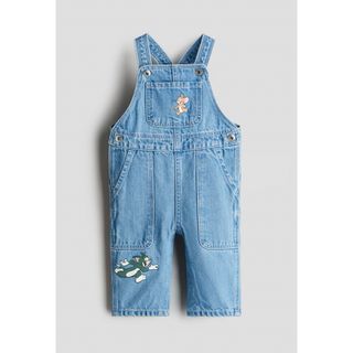 エイチアンドエム(H&M)のH&M 90㎝ トムとジェリー　デニムオーバーオール(パンツ/スパッツ)