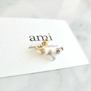 【新品未使用】AMI PARIS/ AMI DE COEUR ピアス 片耳　GL(ピアス)