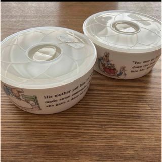 ピーターラビット 深皿 レンジ容器蓋 セット