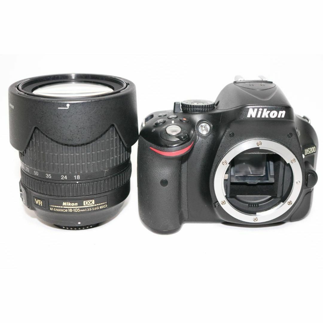 大人気⭐中望遠レンズ NIKON D5200 ⭐初心者入 門セット⭐ 一眼