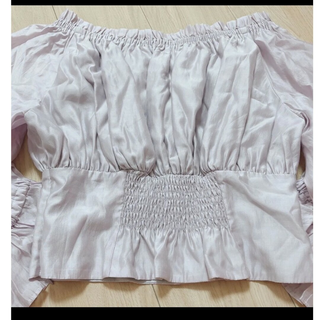 Her lip to(ハーリップトゥ)のFairytale Airy Blouse　オフショル　ハーリップトゥ　ブラウス レディースのトップス(シャツ/ブラウス(長袖/七分))の商品写真